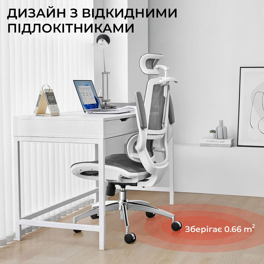 Офисное кресло Sihoo M59AS, Серый - № 8 Офисное кресло Sihoo M59AS, Серый - № 8