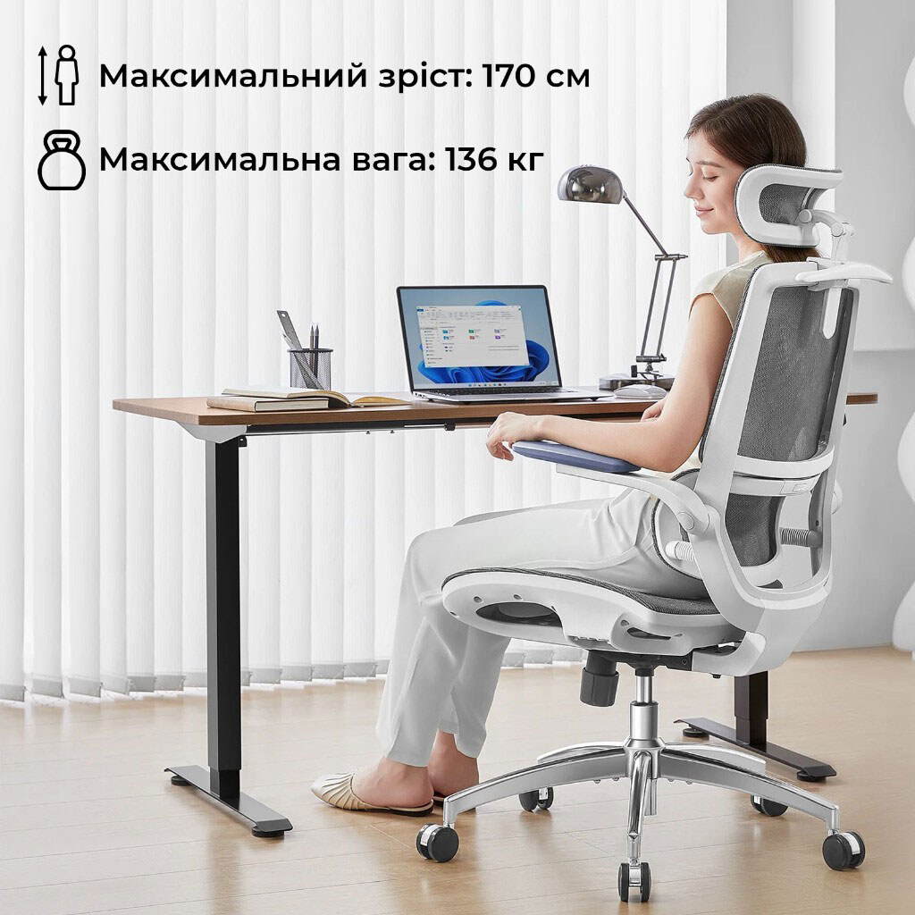 Офисное кресло Sihoo M59AS, Серый - № 15 Офисное кресло Sihoo M59AS, Серый - № 15