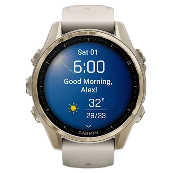 Умные часы Garmin Fenix 8, Золотой - № 9 Умные часы Garmin Fenix 8, Золотой - № 9