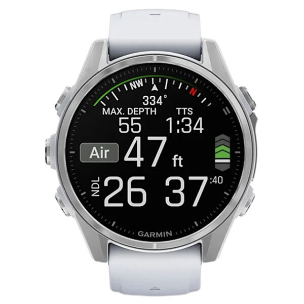 Умные часы Garmin Fenix 8, Серебряный - № 7 Умные часы Garmin Fenix 8, Серебряный - № 7