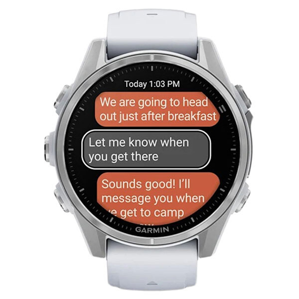Умные часы Garmin Fenix 8, Серебряный - № 10 Умные часы Garmin Fenix 8, Серебряный - № 10