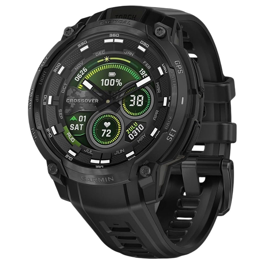 Умные часы Garmin Instinct Crossover, Черный - № 1 Умные часы Garmin Instinct Crossover, Черный - № 1