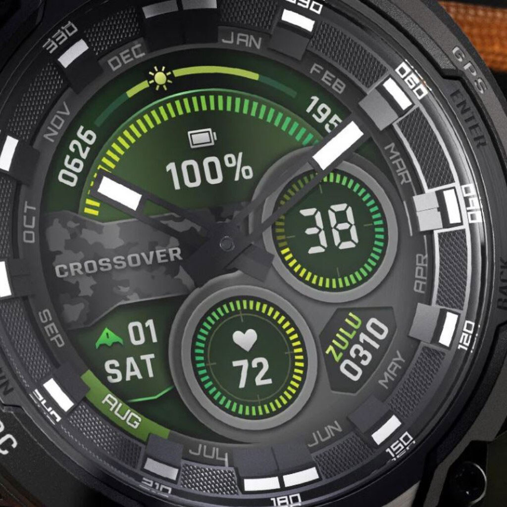Умные часы Garmin Instinct Crossover, Черный - № 13 Умные часы Garmin Instinct Crossover, Черный - № 13