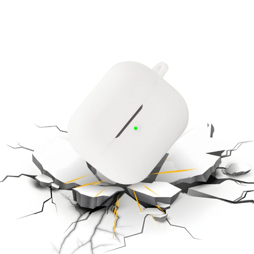 Чохол (накладка) Samsung Galaxy Buds 3 FE, BeCover Silicon, Білий - № 2 Чохол (накладка) Samsung Galaxy Buds 3 FE, BeCover Silicon, Білий - № 2