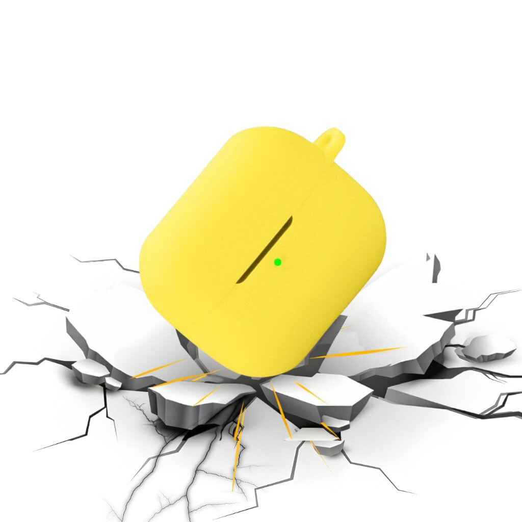 Чехол (накладка) Samsung Galaxy Buds 3 FE, BeCover Silicon, Желтый - № 2 Чехол (накладка) Samsung Galaxy Buds 3 FE, BeCover Silicon, Желтый - № 2