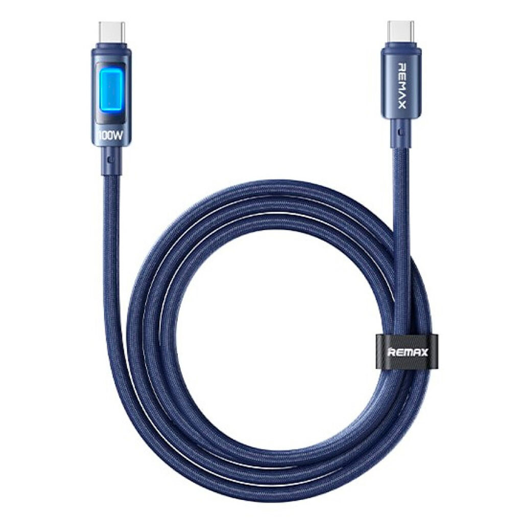 USB кабель Remax CB11 Hungy, Type-C, 1.2 м., Синий - № 1 USB кабель Remax CB11 Hungy, Type-C, 1.2 м., Синий - № 1