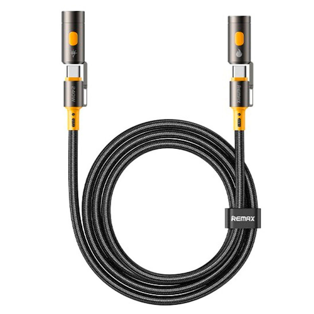 USB кабель Remax CB21 Walker, Type-C, 1.2 м., Черный - № 1 USB кабель Remax CB21 Walker, Type-C, 1.2 м., Черный - № 1