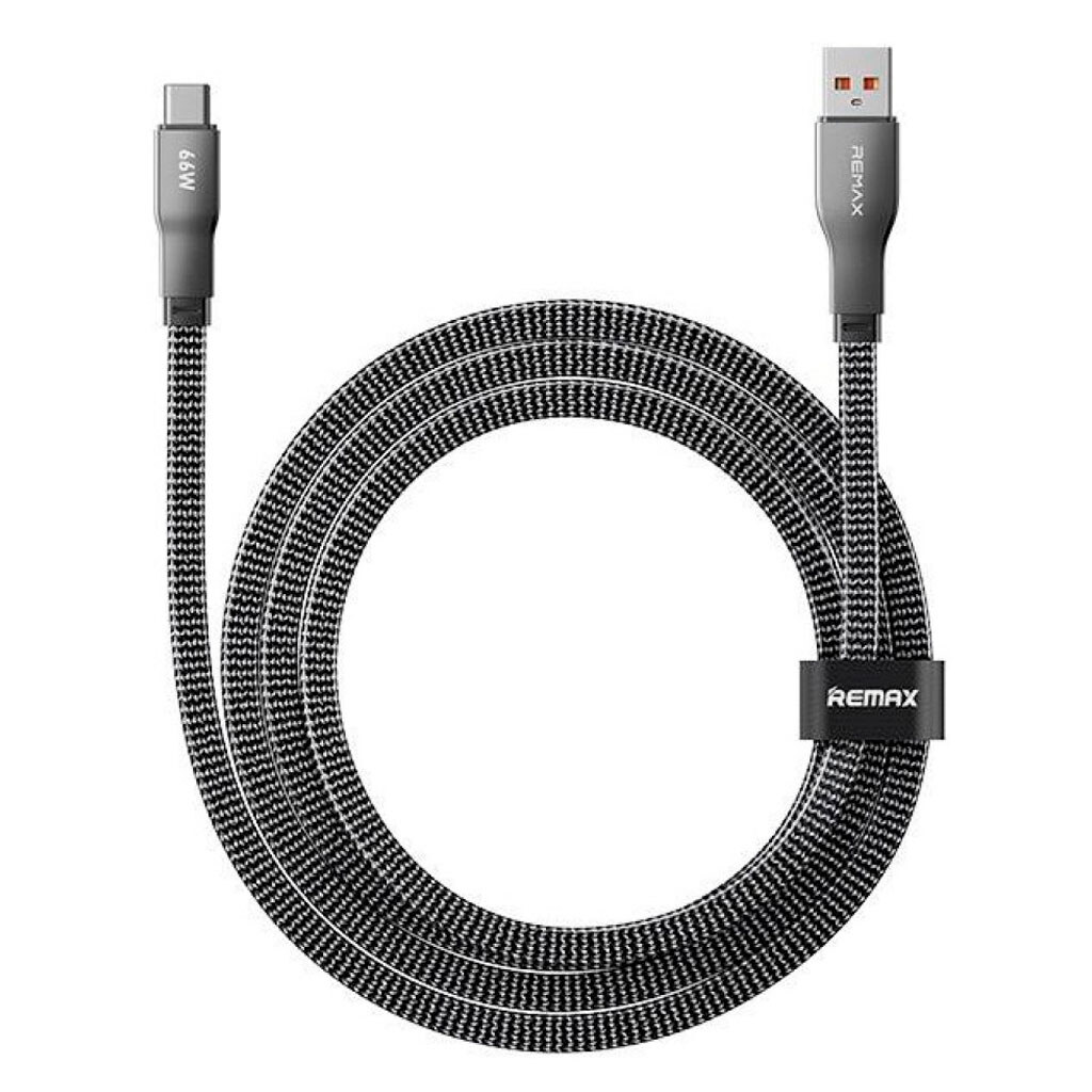 USB кабель Remax CB37 Pisces, Type-C, 1.2 м., Черный - № 1 USB кабель Remax CB37 Pisces, Type-C, 1.2 м., Черный - № 1