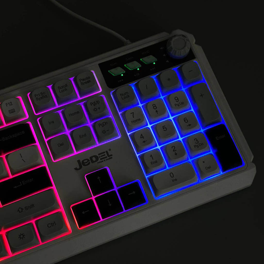 Клавиатура Jedel K511 Gaming, Белый - № 4 Клавиатура Jedel K511 Gaming, Белый - № 4