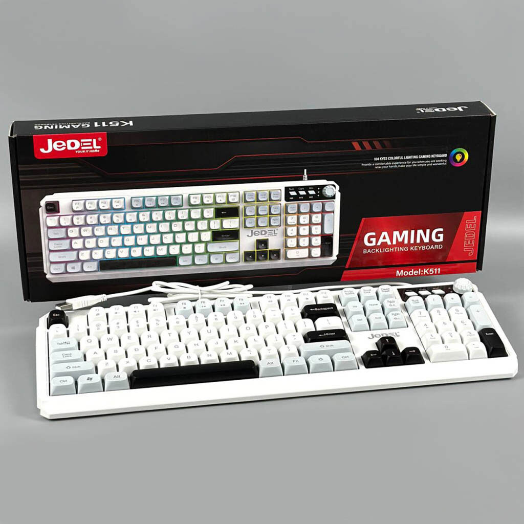 Клавиатура Jedel K511 Gaming, Белый - № 9 Клавиатура Jedel K511 Gaming, Белый - № 9