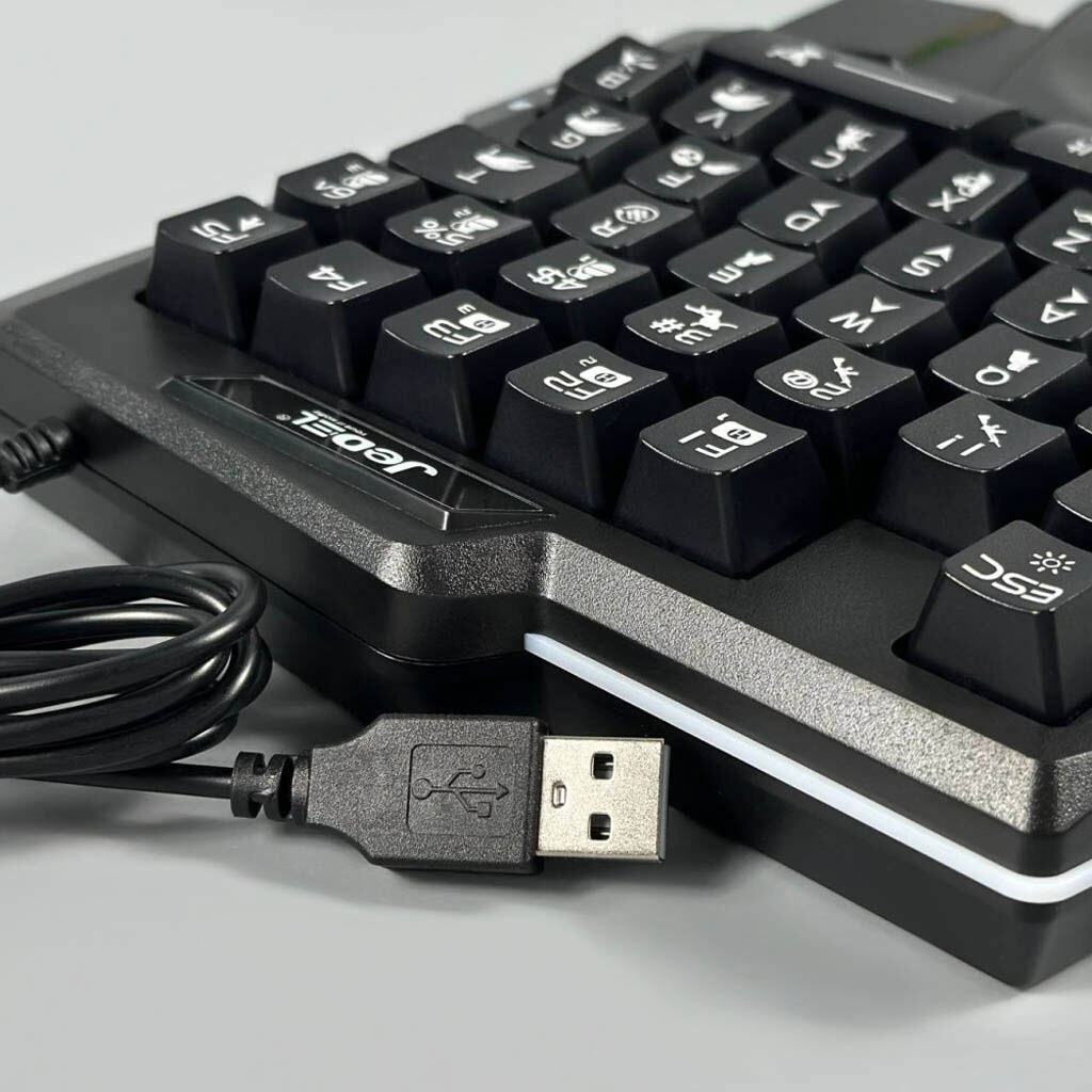 Клавиатура Jedel K601 Gaming, Черный - № 2 Клавиатура Jedel K601 Gaming, Черный - № 2