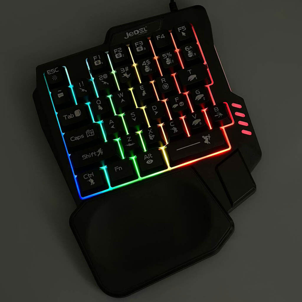 Клавиатура Jedel K601 Gaming, Черный - № 3 Клавиатура Jedel K601 Gaming, Черный - № 3