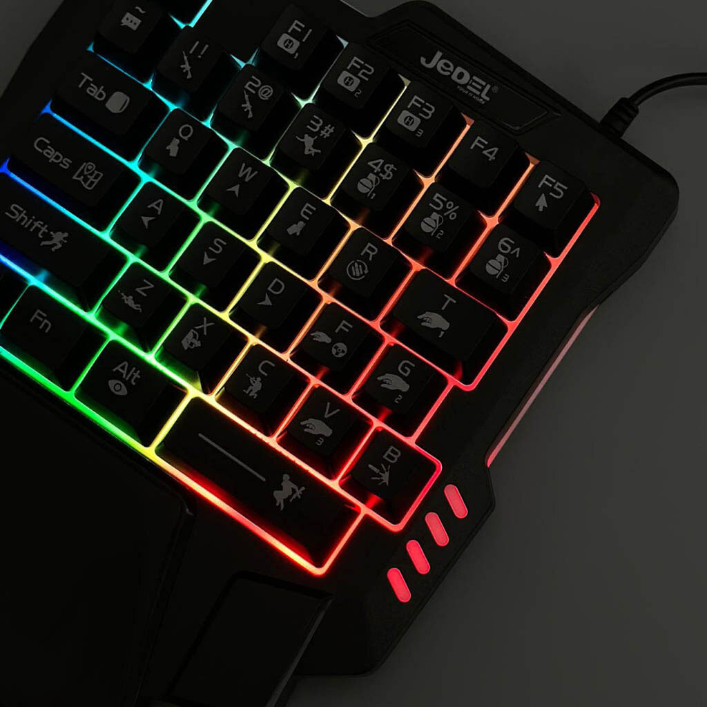 Клавиатура Jedel K601 Gaming, Черный - № 4 Клавиатура Jedel K601 Gaming, Черный - № 4