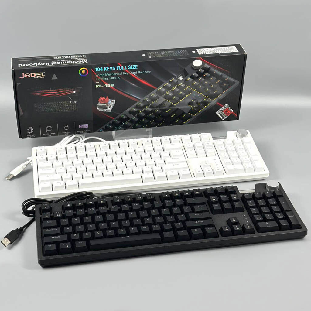 Клавиатура Jedel KL-158 Gaming, Белый - № 9 Клавиатура Jedel KL-158 Gaming, Белый - № 9