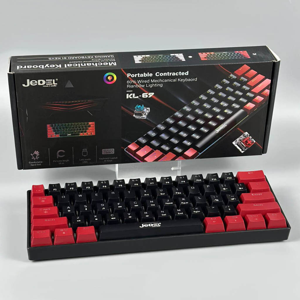 Клавиатура Jedel KL-69 Gaming, Красный - № 9 Клавиатура Jedel KL-69 Gaming, Красный - № 9