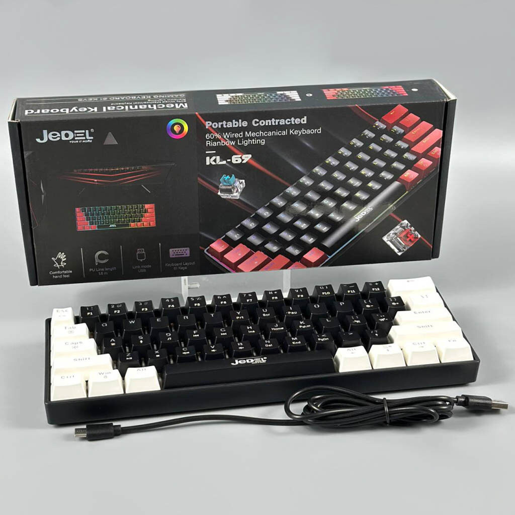 Клавиатура Jedel KL-69 Gaming, Белый - № 9 Клавиатура Jedel KL-69 Gaming, Белый - № 9
