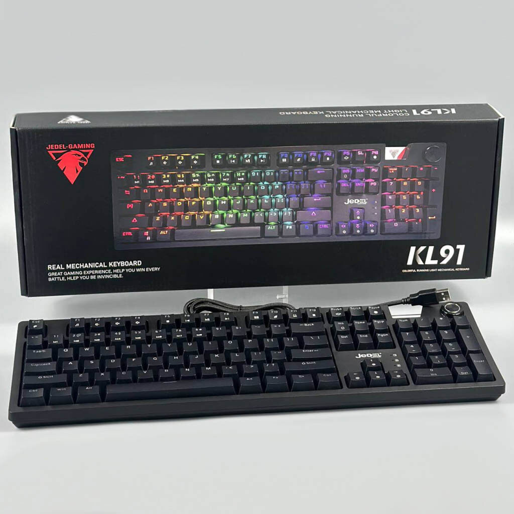 Клавіатура Jedel KL91 Gaming, Чорний - № 9 Клавіатура Jedel KL91 Gaming, Чорний - № 9