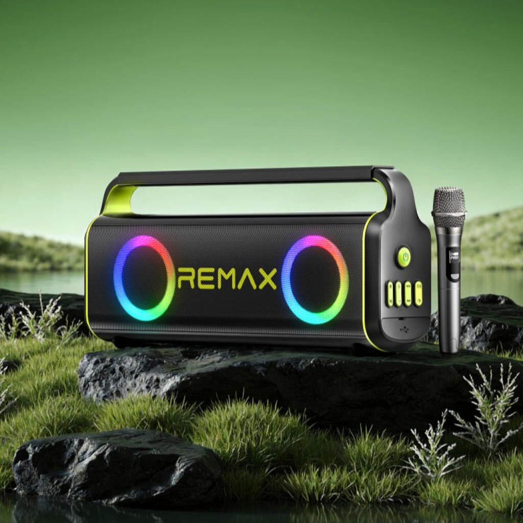 Портативная колонка Remax RB-MB07 Party Lighting, Черный - № 4 Портативная колонка Remax RB-MB07 Party Lighting, Черный - № 4