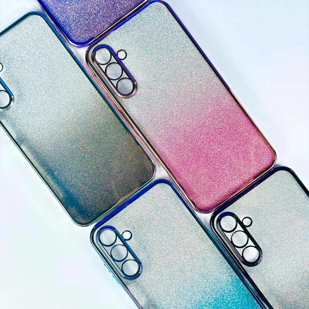 Чехол (накладка) Xiaomi 15T, Ombre Glitter Chrome, Pink Chrome, Розовый - № 2 Чехол (накладка) Xiaomi 15T, Ombre Glitter Chrome, Pink Chrome, Розовый - № 2