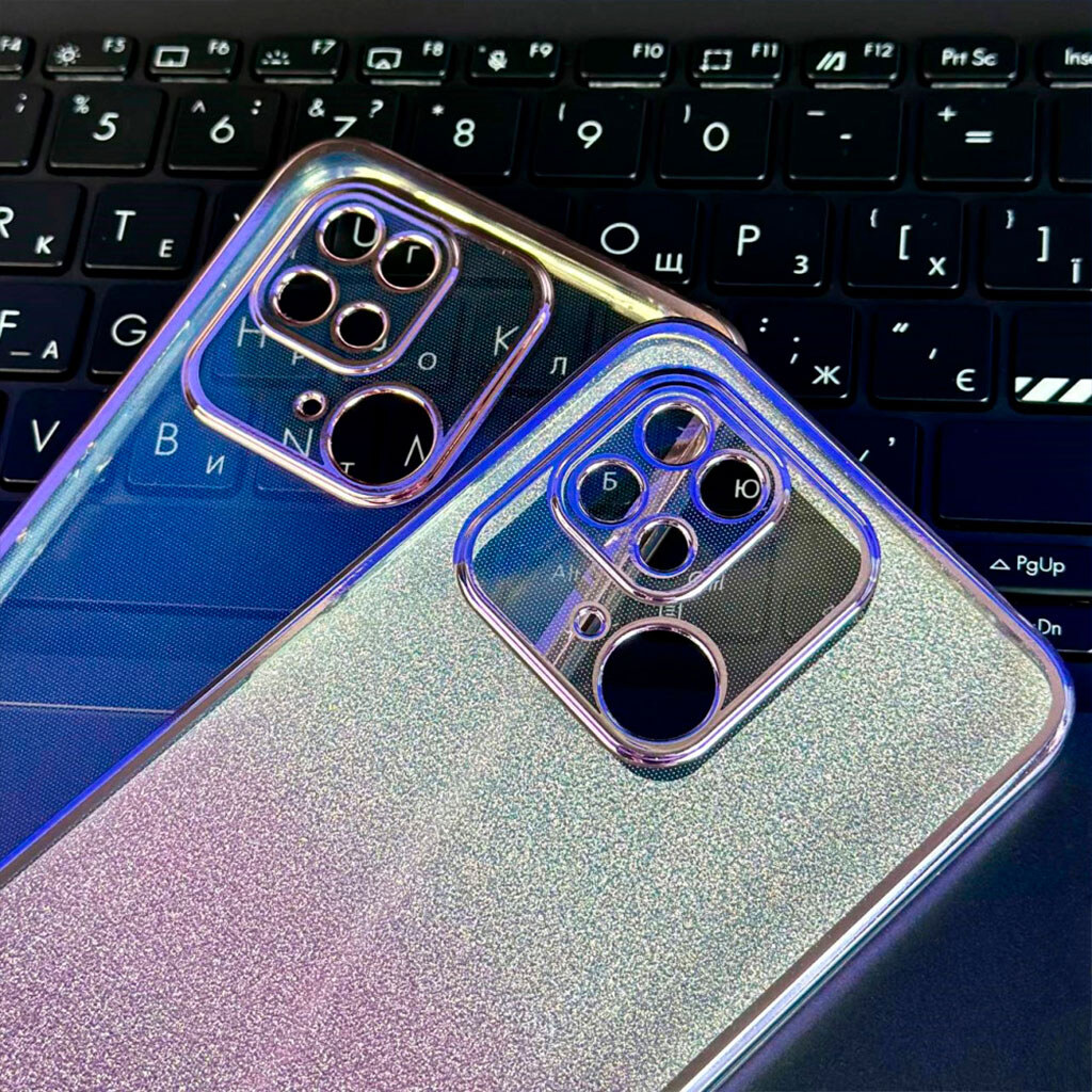 Чехол (накладка) Xiaomi 15T, Ombre Glitter Chrome, Pink Chrome, Розовый - № 5 Чехол (накладка) Xiaomi 15T, Ombre Glitter Chrome, Pink Chrome, Розовый - № 5