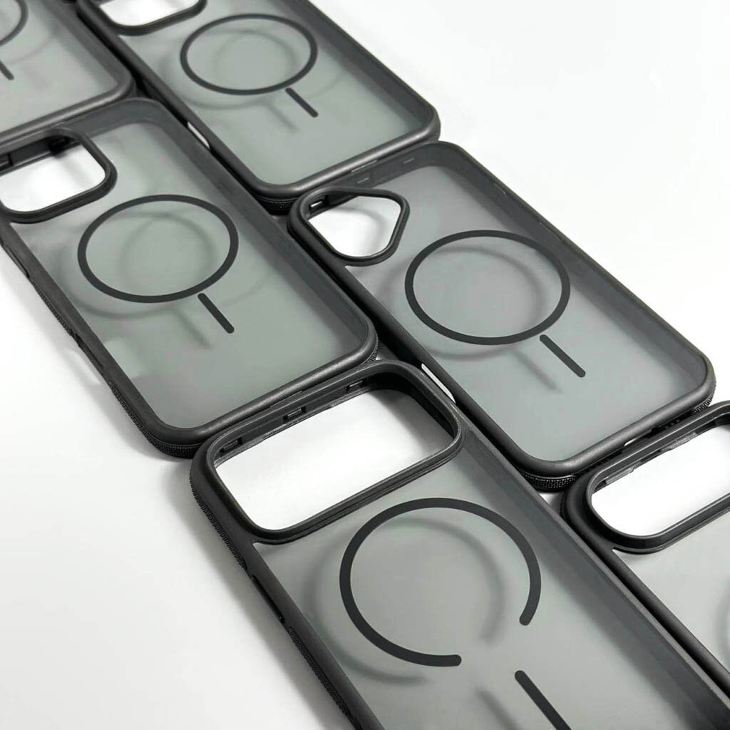 Чехол (накладка) Samsung Galaxy S26 / Galaxy S26 Pro, Crystal Black, MagSafe, Черный - № 3 Чехол (накладка) Samsung Galaxy S26 / Galaxy S26 Pro, Crystal Black, MagSafe, Черный - № 3