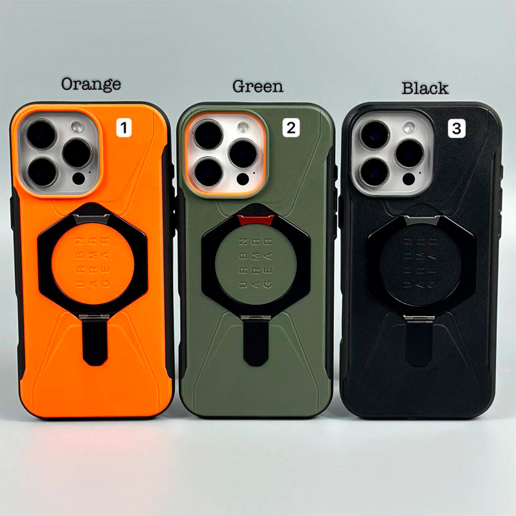 Чехол (накладка) Apple iPhone 15 Pro Max, UAG Urban Armor Gear, Зеленый - № 7 Чехол (накладка) Apple iPhone 15 Pro Max, UAG Urban Armor Gear, Зеленый - № 7