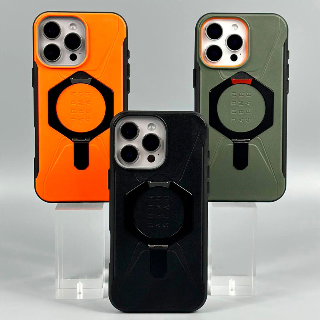 Чехол (накладка) Apple iPhone 15 Pro Max, UAG Urban Armor Gear, Черный - № 6 Чехол (накладка) Apple iPhone 15 Pro Max, UAG Urban Armor Gear, Черный - № 6