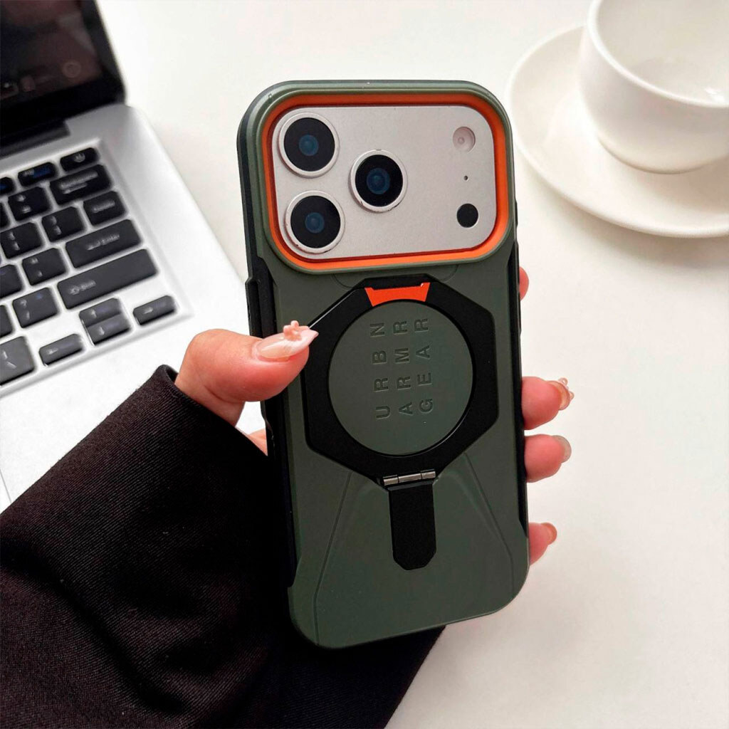 Чехол (накладка) Apple iPhone 16 Pro Max, UAG Urban Armor Gear, Зеленый - № 3 Чехол (накладка) Apple iPhone 16 Pro Max, UAG Urban Armor Gear, Зеленый - № 3
