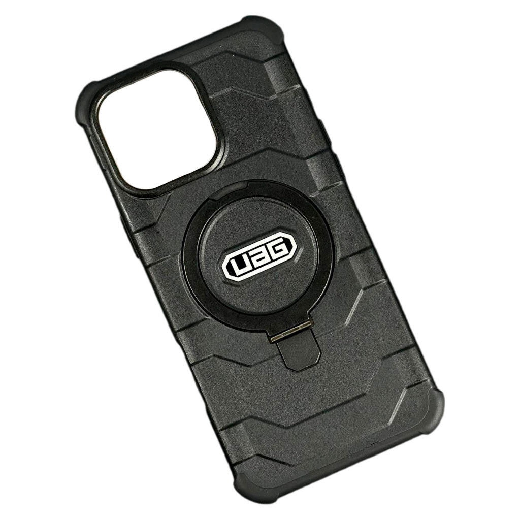 Чехол (накладка) Apple iPhone 15 Pro Max, UAG Pathfinder Stand, Черный - № 1 Чехол (накладка) Apple iPhone 15 Pro Max, UAG Pathfinder Stand, Черный - № 1