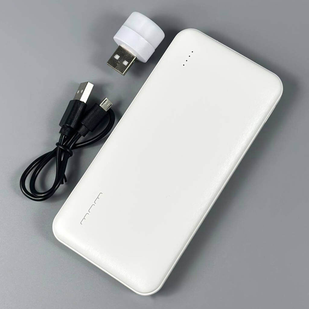 Портативная батарея (Power Bank) WUW Y145, 10000 mAh, Белый - № 2 Портативная батарея (Power Bank) WUW Y145, 10000 mAh, Белый - № 2