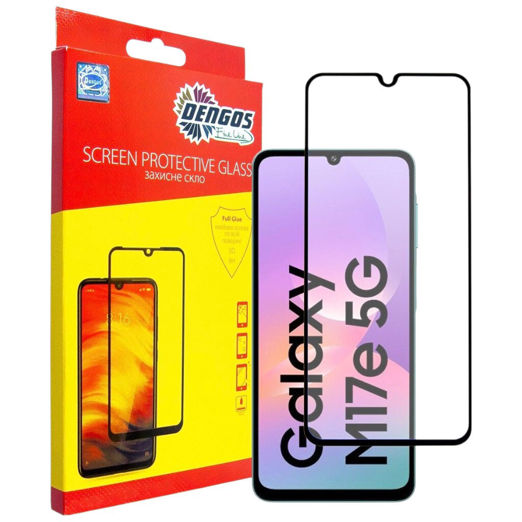 Защитное стекло Samsung Galaxy M17 / Galaxy M17e, Dengos, Черный - № 1 Защитное стекло Samsung Galaxy M17 / Galaxy M17e, Dengos, Черный - № 1
