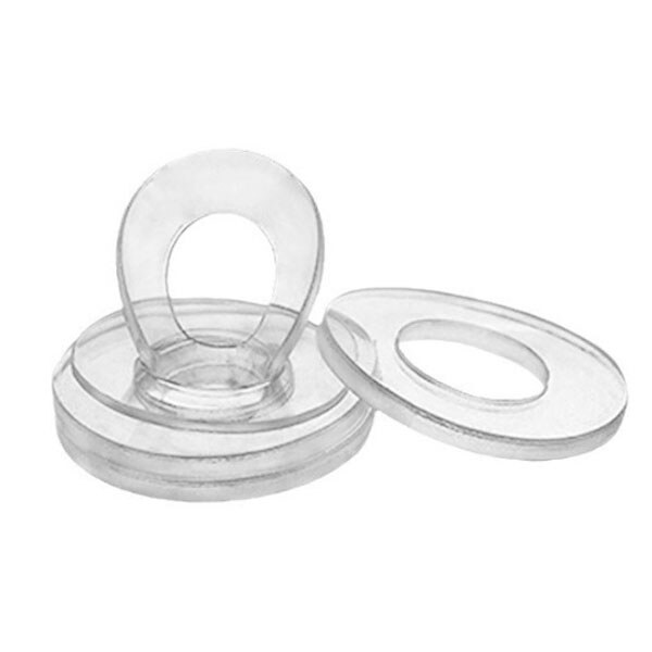 ПВХ шайба м’яка М5х10х0.5мм плоска прозра PVC soft - № 1 ПВХ шайба м’яка М5х10х0.5мм плоска прозра PVC soft - № 1