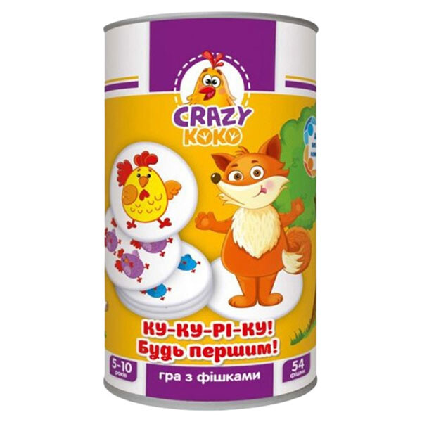 Настольная игра "Кукареку!", укр., Vladi Toys - № 1 Настольная игра "Кукареку!", укр., Vladi Toys - № 1
