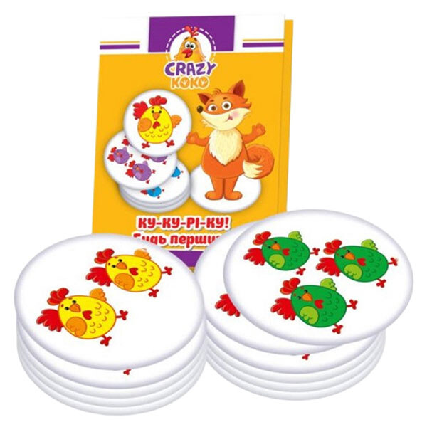 Настольная игра "Кукареку!", укр., Vladi Toys - № 2 Настольная игра "Кукареку!", укр., Vladi Toys - № 2