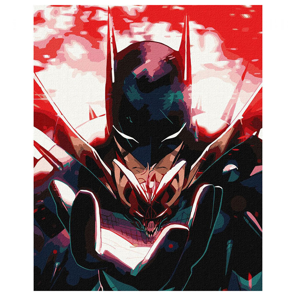 Картина по номерам с красками металлик "Batman: Темный Рыцарь", 40х50 см, Ідейка - № 1 Картина по номерам с красками металлик "Batman: Темный Рыцарь", 40х50 см, Ідейка - № 1