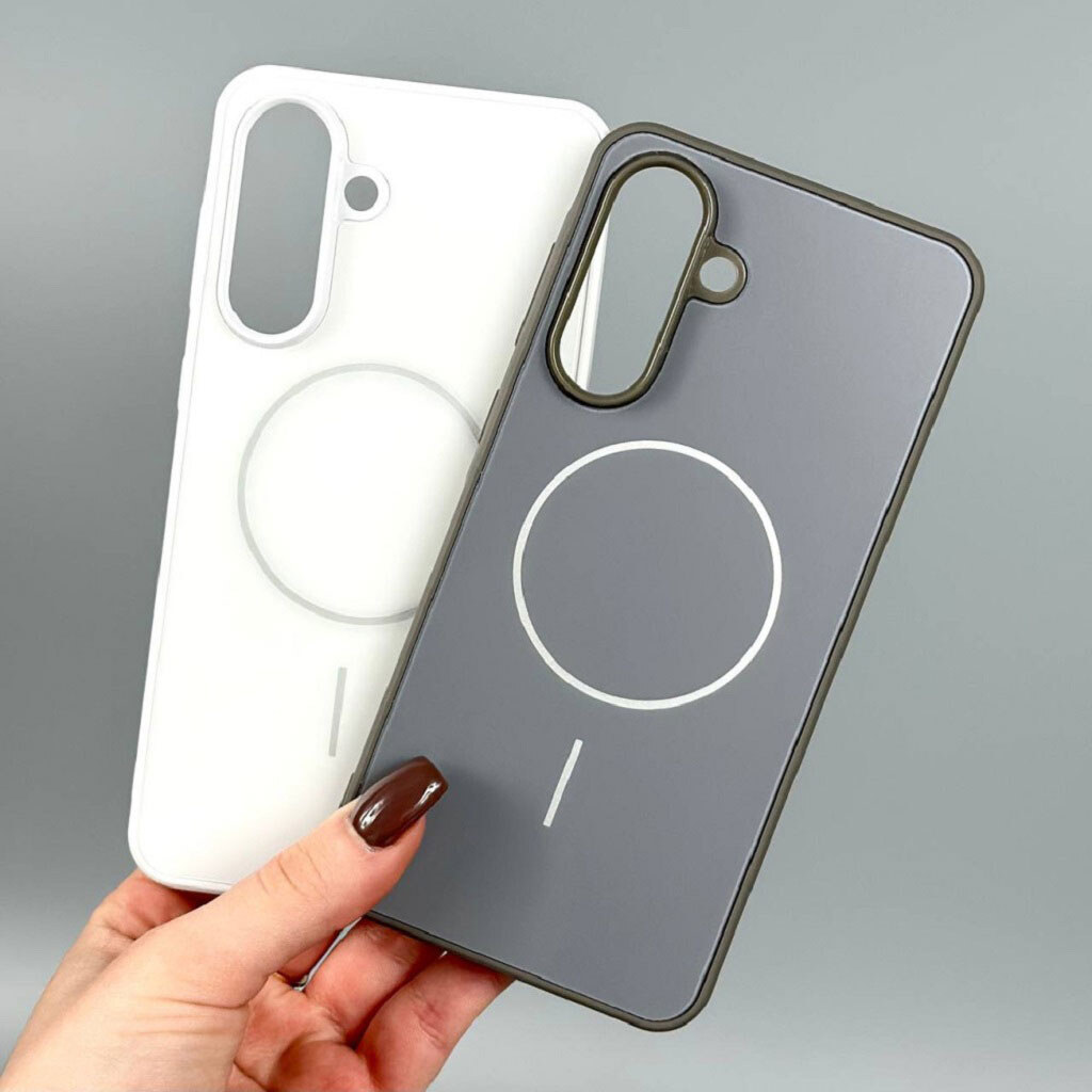 Чехол (накладка) Samsung A075 Galaxy A07, Durable Shell, MagSafe, Черный - № 8 Чехол (накладка) Samsung A075 Galaxy A07, Durable Shell, MagSafe, Черный - № 8
