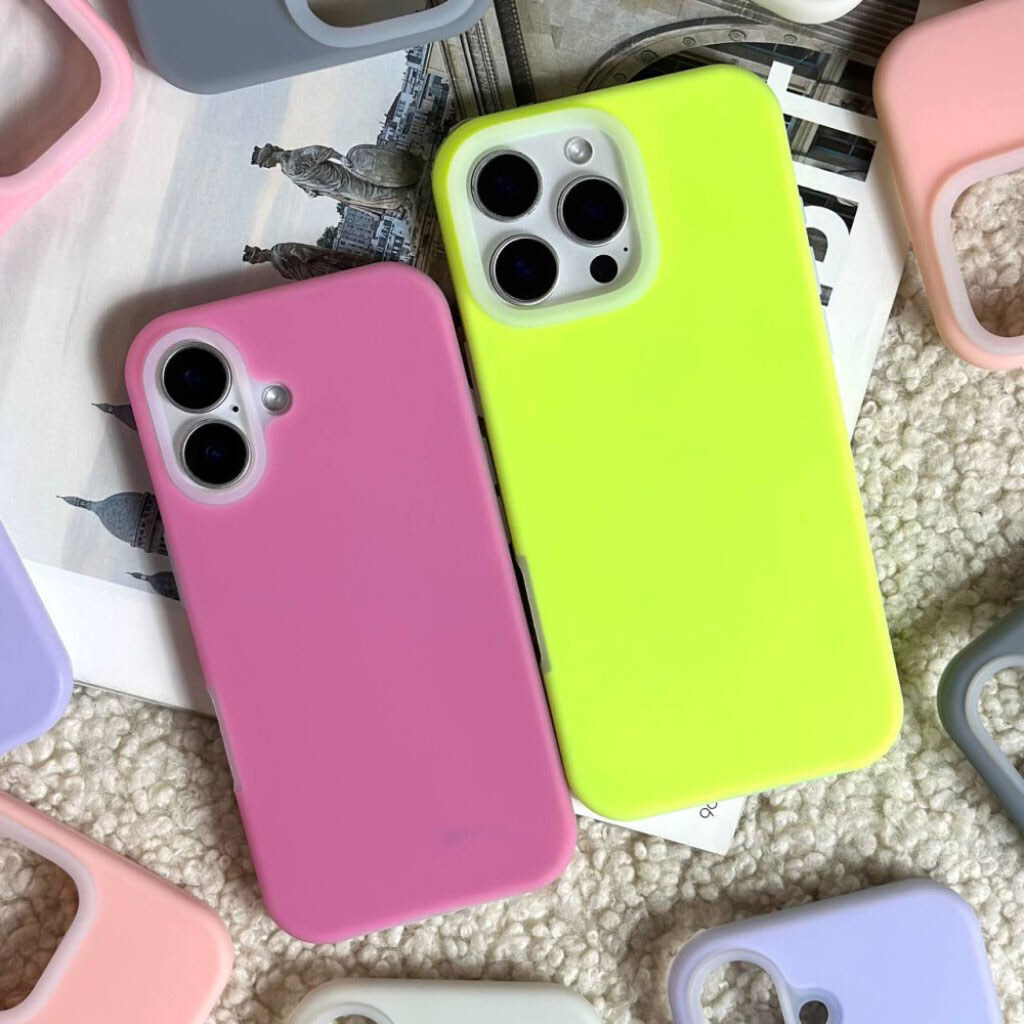 Чохол (накладка) Apple iPhone 15, Matte Neon Box, Bright Pink, Рожевий - № 12 Чохол (накладка) Apple iPhone 15, Matte Neon Box, Bright Pink, Рожевий - № 12