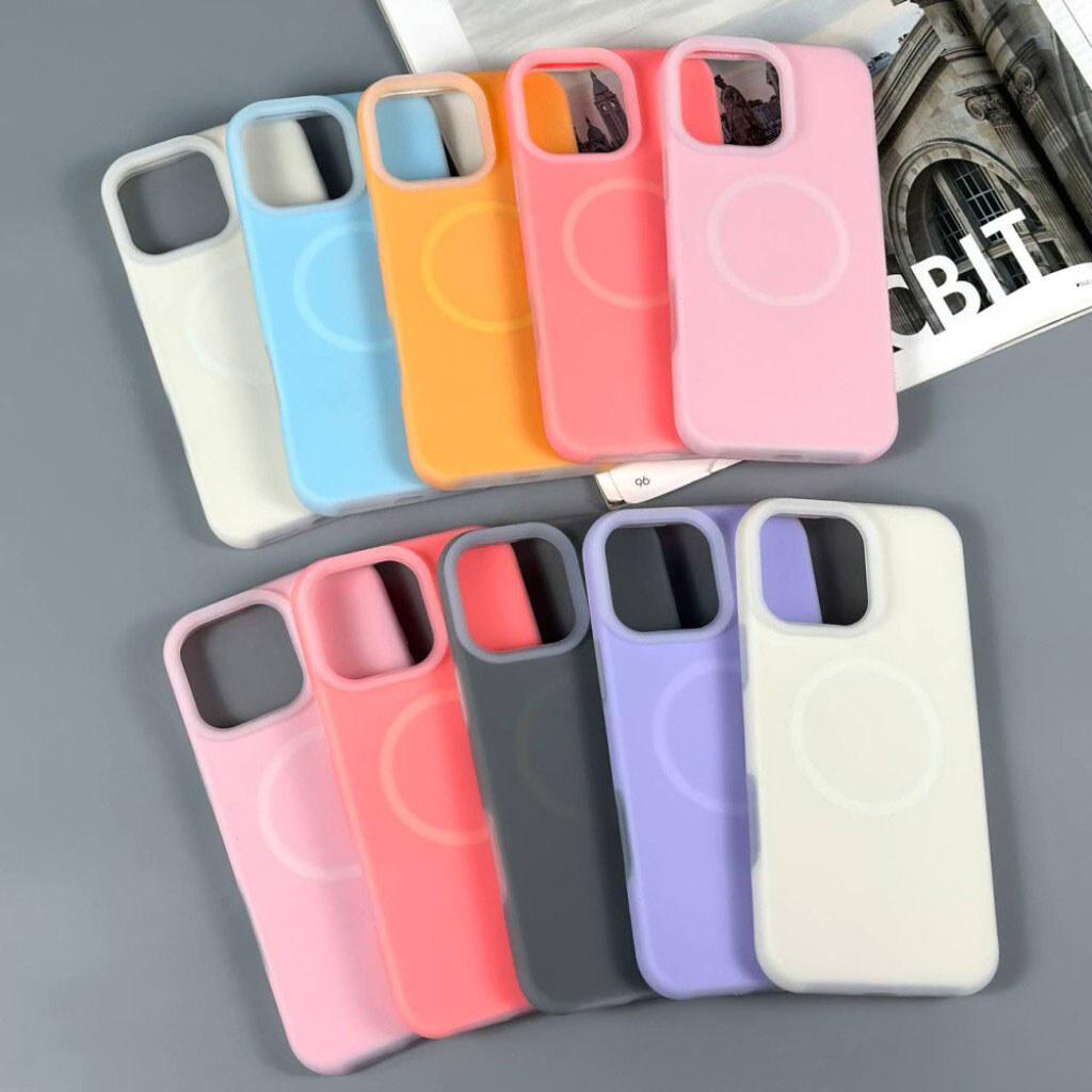Чохол (накладка) Apple iPhone 16 Pro Max, Matte Neon Box, MagSafe, Фіолетовий - № 3 Чохол (накладка) Apple iPhone 16 Pro Max, Matte Neon Box, MagSafe, Фіолетовий - № 3