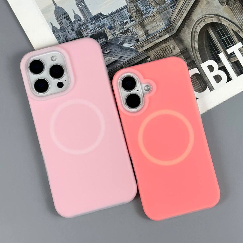 Чохол (накладка) Apple iPhone 17, Matte Neon Box, MagSafe, Сірий - № 4 Чохол (накладка) Apple iPhone 17, Matte Neon Box, MagSafe, Сірий - № 4