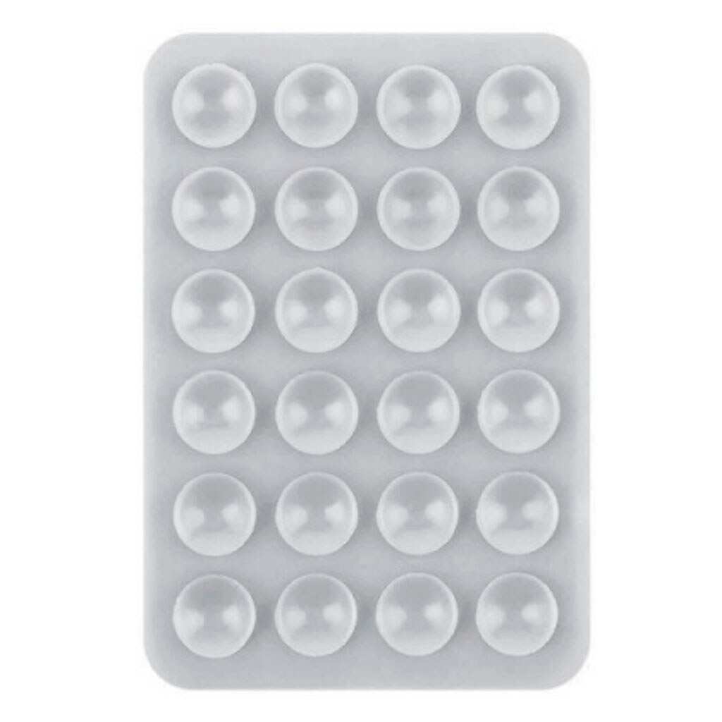Утримувач-присоска Double Side Silicone, Сірий - № 1 Утримувач-присоска Double Side Silicone, Сірий - № 1