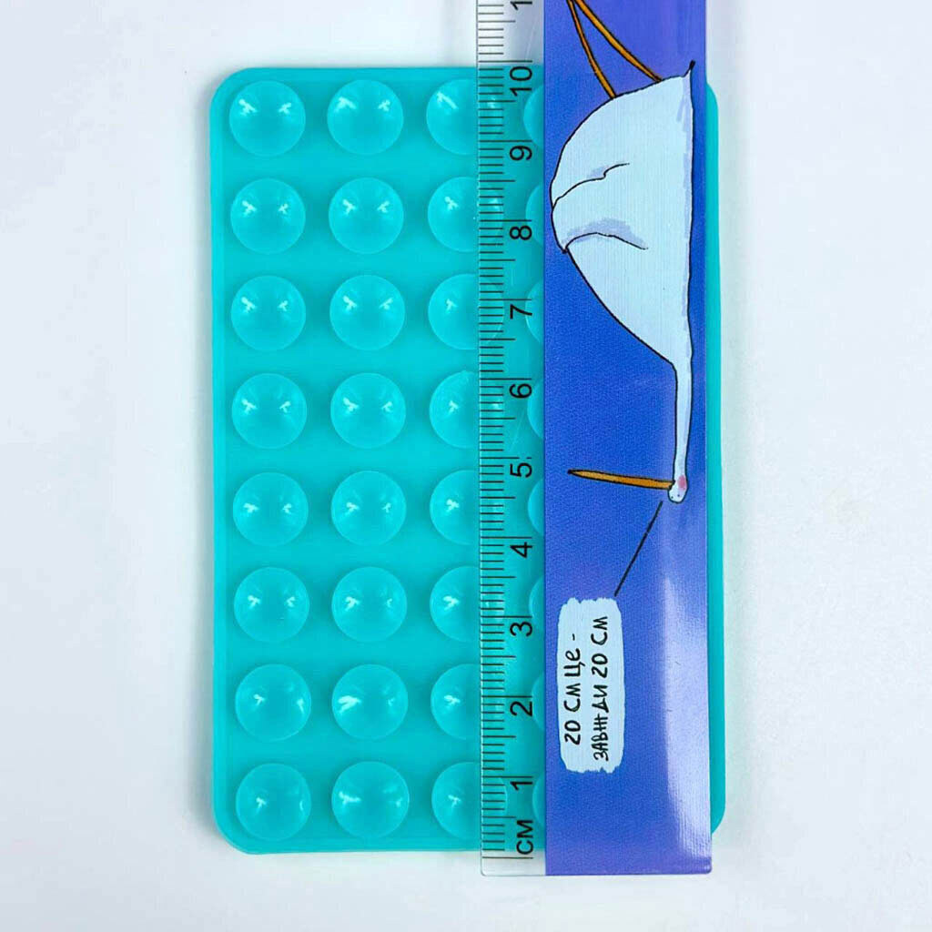 Утримувач-присоска Double Side Silicone, Сірий - № 6 Утримувач-присоска Double Side Silicone, Сірий - № 6