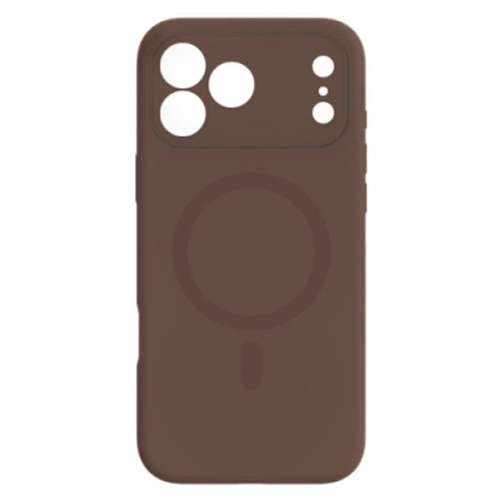 Чехол (накладка) Apple iPhone 17 Pro, Air Beats Wide Strip Full Camera, MagSafe, Коричневый - № 1 Чехол (накладка) Apple iPhone 17 Pro, Air Beats Wide Strip Full Camera, MagSafe, Коричневый - № 1