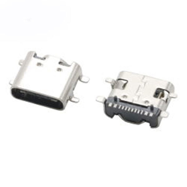 Гнездо USB Type-C 16pin угловое C-06 - № 1 Гнездо USB Type-C 16pin угловое C-06 - № 1
