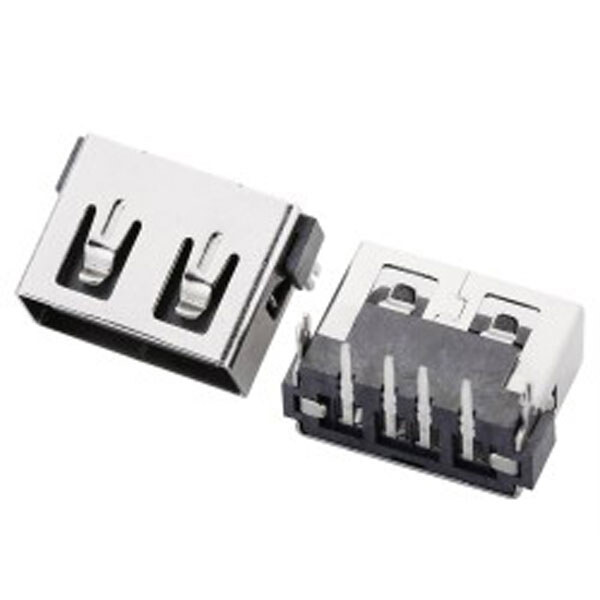 Гнездо USB-AF short body 10mm H=6.3mm USB-35 - № 1 Гнездо USB-AF short body 10mm H=6.3mm USB-35 - № 1