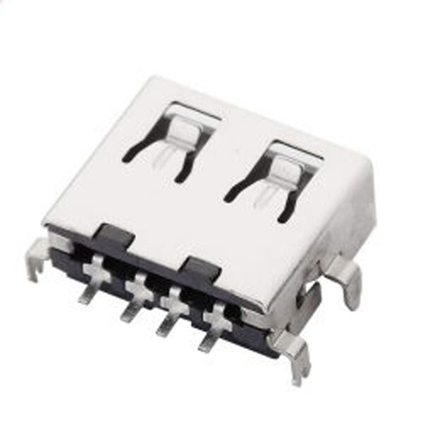 Гнездо USB-AF short body 11mm t=1.9mm USB-63 - № 2 Гнездо USB-AF short body 11mm t=1.9mm USB-63 - № 2