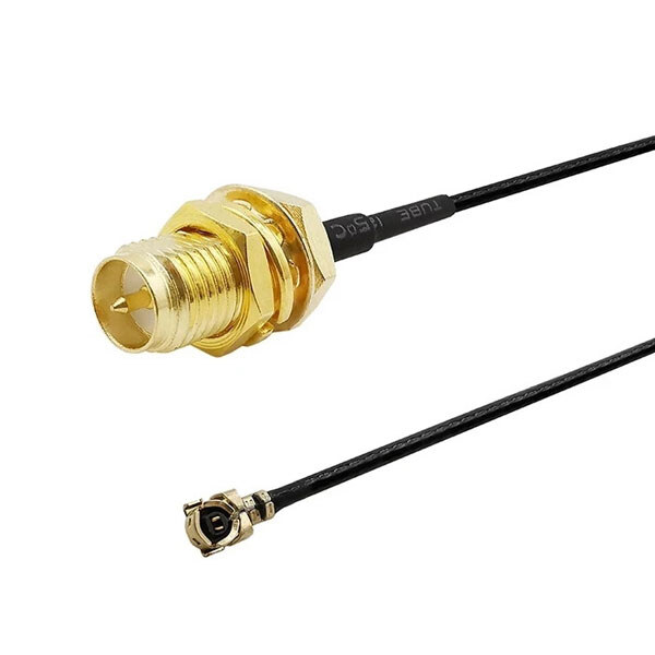 Кабель RP-SMA female - IPEX MHF3 female RF0.81 L=150мм - № 1 Кабель RP-SMA female - IPEX MHF3 female RF0.81 L=150мм - № 1