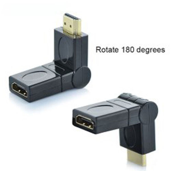 Переходник HDMI-HDMI поворотный 360° (папа-мама) - № 2 Переходник HDMI-HDMI поворотный 360° (папа-мама) - № 2