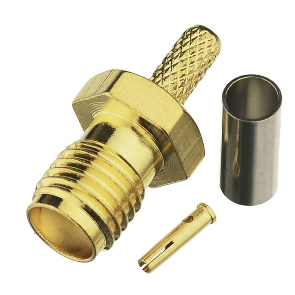 Разъем SMA-K-1.5 female на кабель RG174 - № 1 Разъем SMA-K-1.5 female на кабель RG174 - № 1