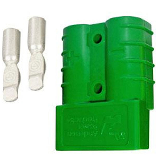 Разъем аккумуляторный AND50A GREEN 8AWG - № 1 Разъем аккумуляторный AND50A GREEN 8AWG - № 1