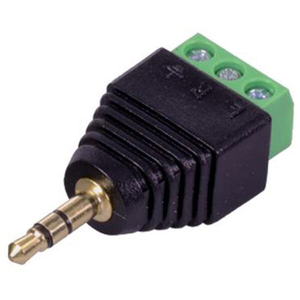 Штекер 3.5mm 3-pin с клеммником - № 2 Штекер 3.5mm 3-pin с клеммником - № 2
